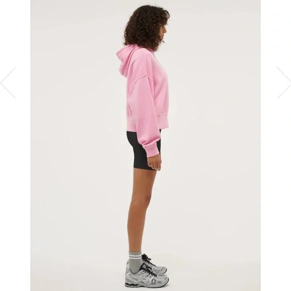NWT PE NATION ALPHA HOODIE (WASHED PRISM PINK)